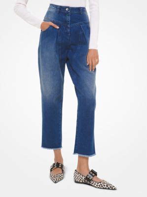 michael kors women's tapered jeans